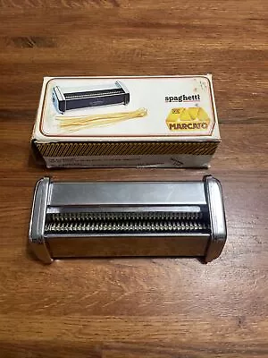 Marcato Spaghetti Pasta Maker Attachment New Old Stock Original Box Atlas Compat • $10