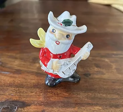 Vintage Christmas Salt Shaker~Western Cowboy Santa. • $47.99