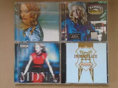 £5.99 • Buy Madonna, 4xCD Album, Bundle, Ray Of Light/Music/MDNA/Immaculate Collection 