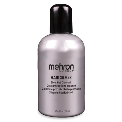 Mehron 4.5 Ounce Hair Silver Liquid Makeup Gray Frost Aging TV FX Stage Drama • $13.95