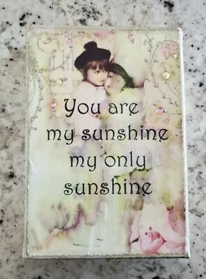 Wall Art Decoupage Canvas; Victorian By Queenpaisleypdx You Are My Sunshine • £12.32