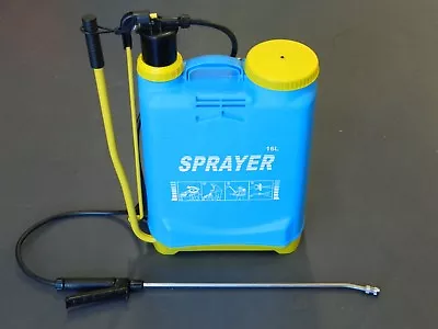 Backpack Pump Weed Garden Sprayer 16Ltr Chemical Spray Unit Knapsack Chemical  • $49.95
