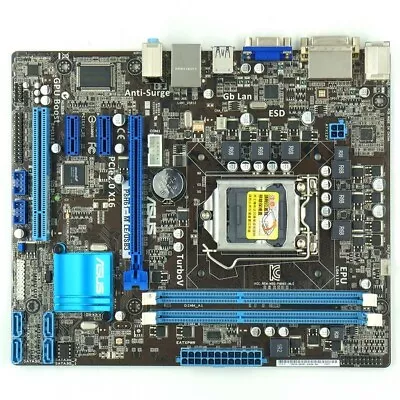 ASUS P8H61-M LE/USB3 Motherboard MATX DDR3 LGA 1155 DVI VGA USB 2.0 Intel H61 • $40