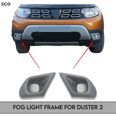 For Duster 2 Fog Light Frame Gray Exterior Accessory For Dacia Duster 2018-2022 • $43.99