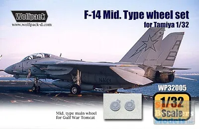 WPD32005 1:32 Wolfpack F-14 Tomcat Mid Type Wheel Set (TAM Kit) #32005 • $21.49