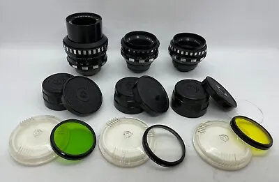 3 Lenses Mir-11M Vega 7-1 Tair-41M For BMPCC Blackmagic Camera Kiev 16U • $299