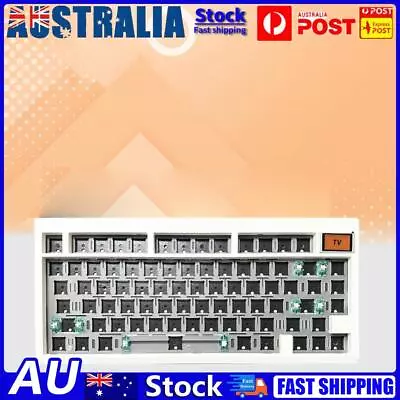 GMK81 RGB Mechanical Keyboard Kit Wired Keyboard 81 Keys Keyboard (White) • $88.89