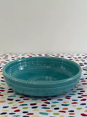 Vintage Fiestaware Turquoise Dessert Bowl Fiesta Blue 6 Inch Berry Bowl • $40