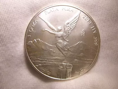 2014 Mexico Libertad .999 Silver 1 Oz Onza Coin • $38