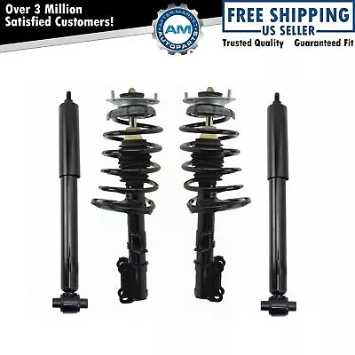 $208.54 • Buy Front Rear Complete Shock Strut Spring Assembly Kit Set Of 4 For S60 S80 V70