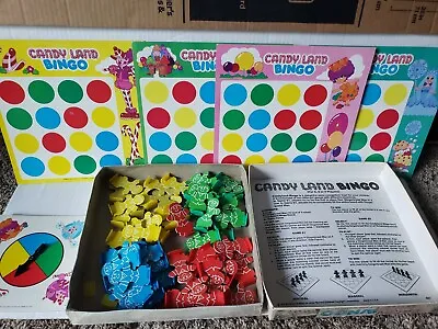 Vintage 1984 Milton Bradley Candy Land Bingo Color Recognition Game! Complete • $9