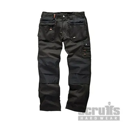 £22.99 • Buy Scruffs 30w R Worker Plus Trousers Abractect Knee Fabric Hard Wearing Cargo 