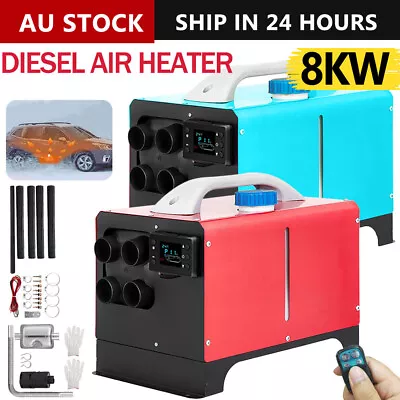 All IN One Diesel Air Heater 8KW 12V Thermostat For Caravan Motorhome Trailer AU • $109.90