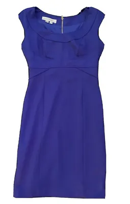 $15.25 • Buy Maggy London Womens Dress SZ 8 Royal Blue Sleeveless Sheath. Work To Evening EUC