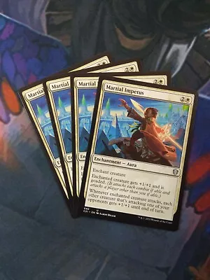 Martial Impetus X4 | 7% Off 2+ | Commander 2021 | NM | MTG • $1.50