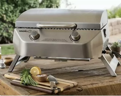 £174 • Buy Nexgrill 2 Burner 304 Grade Stainless Steel Table Top Gas Barbecue BBQ