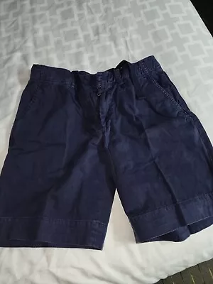 Vtg Polo Ralph Lauren Mens Athletic Shorts 33  Navy Blue Sport Walk Lounge Retro • $10.74