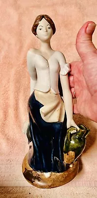 Rex Valencia Vintage Porcelain Figurine Hand Made Spain Victoria Lady—Beautiful! • $22.95