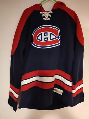 Montreal Canadiens Laces Youth Medium (10/12) Hooded Sweatshirt . NHL Hoodie • $30