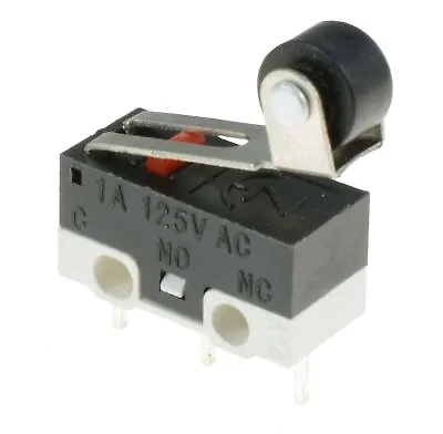 5 X Ultra Mini Roller Lever Actuator Microswitch SPDT Sub Miniature Micro Switch • £3.19
