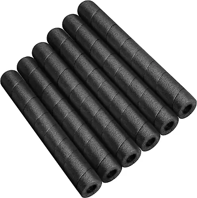 6 Pcs Pipe Insulation Foam Tube - 15.7 Inches Black Foam Pipe Covers - Multi-Pur • $40.34