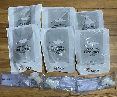 $19.99 • Buy Lot Of 9 Laerdal Little Anne Adult Cpr Manikin Replacement Airway Lungs