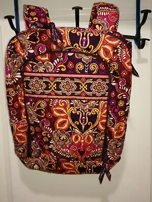 NWT RETIRED Vera Bradley Safari Sunset Laptop Backpack Book Bag -11265-112  • $79.95