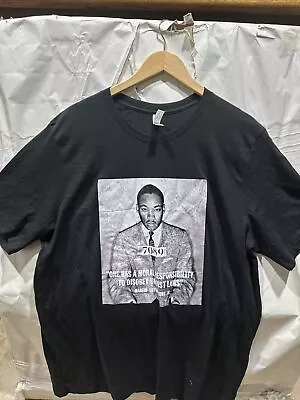 Canvas Martin Luther King Black T Shirt Size 2XL R20 • $12