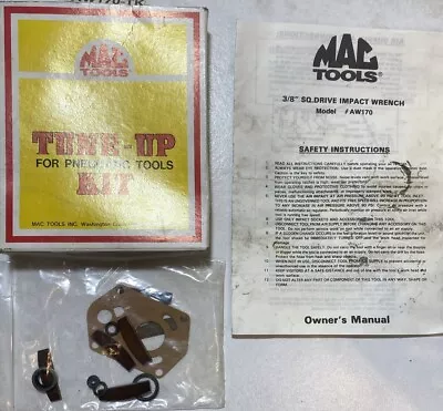 3/8 SQUARE Drive Impact Wrench Tune Up Kit Model #AW170-TK • $40