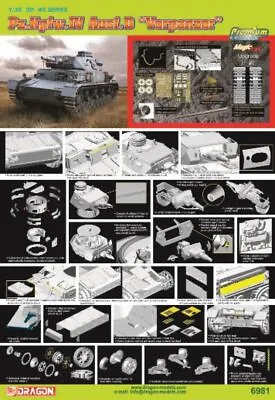 £59.99 • Buy Dragon 1:35 6981 Pz.Kfpw.IV Ausf.D Vorpanzer Model Military Kit