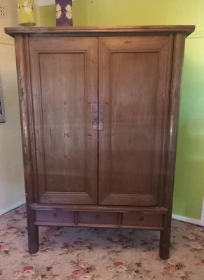 $600 • Buy Antique Chinese Provincial Wardrobe