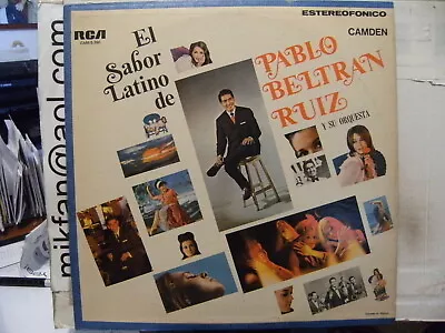 PABLO BELTRAN RUIZ El Sabor Latino De PBR Y Su Orquesta TOC • $6.95