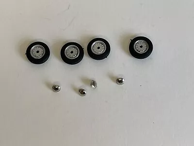 1:43 Scale MG / Sprite  Wheels  And Hub Caps Extra Detailing Spare Parts • £8.50