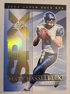2004 SPX Gold #85 Matt Hasselbeck 18/25 Seahawks • $7.99