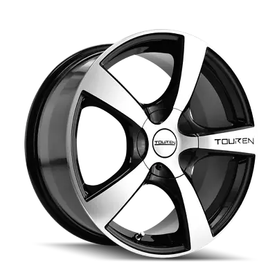 Touren 18x8 Wheel Gloss Black Machined 3190 TR9 5x112/5x120 +40mm Aluminum Rim • $186.99