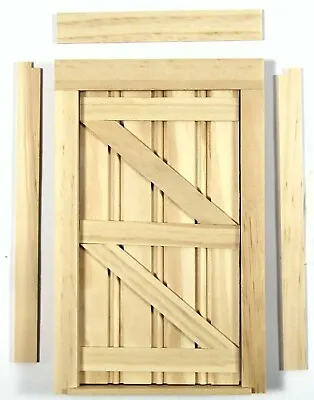 Lutyens Internal Opening Wooden Door & Frame 1:12 Scale Tumdee Dolls House 7370 • £8.99