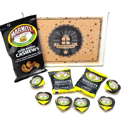 Marmite Selection Gift For You Treat Box - Cashews Biscuits & Heart Portions • £15.99