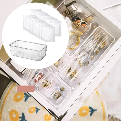 £8.33 • Buy Jewelry Storage Bag Case, Anti Tarnish Transparent 20x S Bags+Long Box