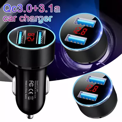 RavPower USB 3.0 Port Car Charger Quick Charging Adpater For IPhone Samsung 12V • $9.99