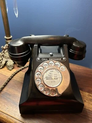 £75 • Buy 300 Series Black Bakelite Telephone GPO 312 With Call Exchange Working