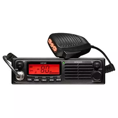 ORICOM UHF400R HEAVY DUTY 80 CHANNEL 5W UHF 12v 24v  CB RADIO FOR TRUCK CAR 4WD • $276.09