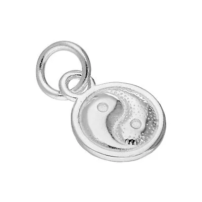 Sterling Silver Yin & Yang Charm Chinese Charms Balance Opposite Ying • £9.95