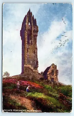 Postcard Raphael Tuck & Sons - Wallace Monument - 1904 - 6157 - Stirling • £4