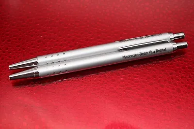 Mercedes Benz Metal Ballpoint Pen 2 Pcs New & Rar Original Van Rental • $14.15