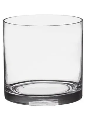 $14.99 • Buy Set Of Six 4 X 4  Rounded Glass Vase Votive Floating Candle Holder Centerpiece 