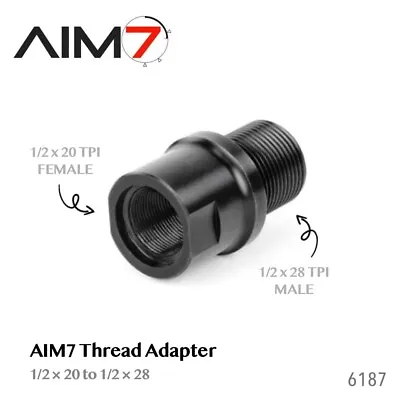 AIM7 Precision Thread Adapter - 1/2x20 To 1/2x28 -6187 • $25.96