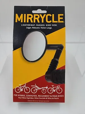 Mirrycle Bicycle Bike Bar End Mountain Mirror - Black • $15