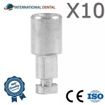 10 Fixture Analog For Wide Platform Hex Adapter Head Dental Dentist Lab Replica • $75