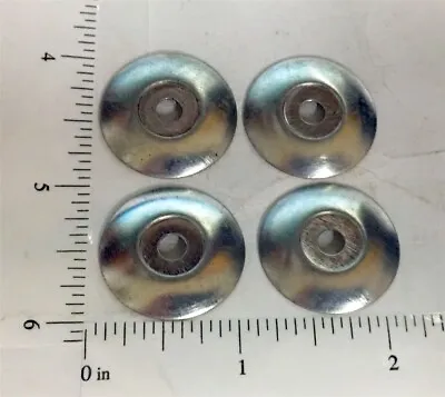 Set Of 4 Structo Plated Hubcaps For 3/16  Axles Toy Part STP-027A • $14.50