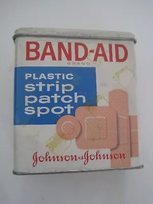 Band - Aid Box Metal Plastic Strip Patch Spot • $12.97